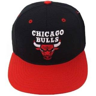  NBA Retro Chicago Bulls Snapback Cap Hat Cap   Black Red 