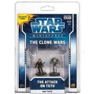   Star Wars Minitaures Clone Wars Scenario Map Pack 1 The Attack On Teth