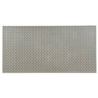 Texture Plus Indoor / Outdoor Siding Panel, Diamond Plate, Silver 
