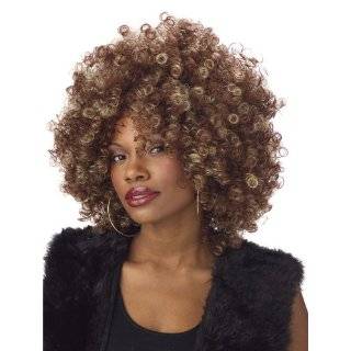  Disco Fro Brown Afro Wig Clothing