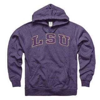  LSU Tigers Grey Acid Washed Mascot Hooded Sweatshirt 