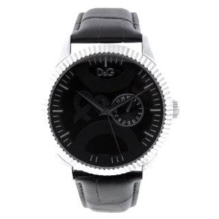   & Gabbana Mens DW0696 Stainless Steel Analog with Black Dial Watch