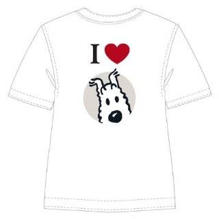 TINTIN Tee Shirt I Love Snowy