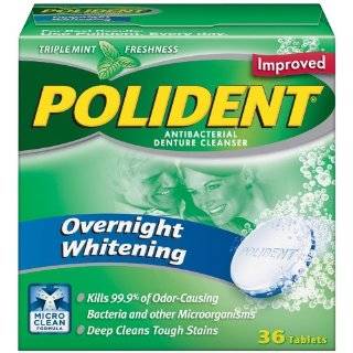  Polident 3 minute Denture Cleanser Tablets, 40 Count (Pack 