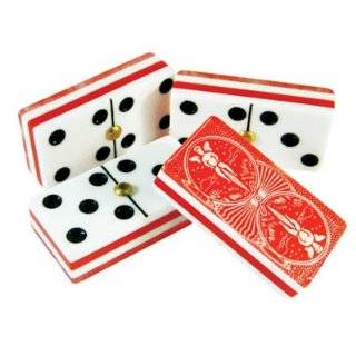 Domino Double Six Red Bicycle Card Back   Deluxe Case