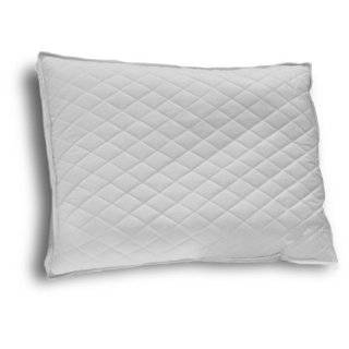 Down Etc Diamond Support Duck Down Queen Feather Pillow, White Down 