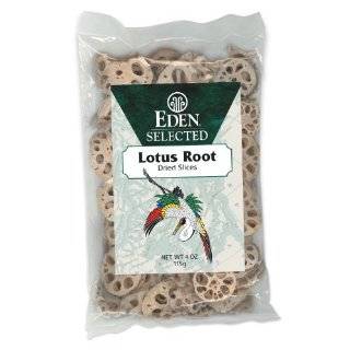Eden Lotus Root Dried, Sliced, 4 Ounce Packages (Pack of 2)