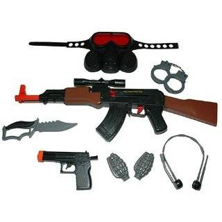  CAMO GREEN AK 47 TOY GUN SET Toys & Games
