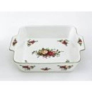   Doulton ROYAL ALBERT GIFTWARE OLD COUNTRY ROSES Square Baker, 10x10