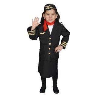  Airline Flight Attendant Toddler Costume Size 4T Toys 
