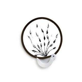   & White Butterfly Compact Purse Fan by Alexx Inc 