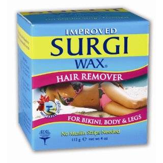 Surgi wax Hair Remover For Bikini, Body & Legs, 4 Ounce Boxes (Pack of 
