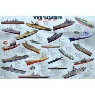 World War II Warships Poster