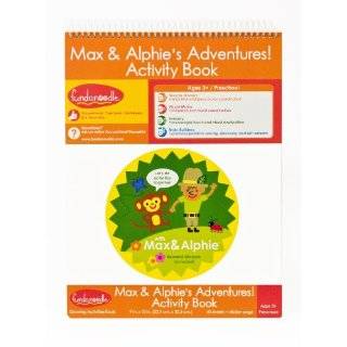 Fundanoodle Max and Alphies Adventures Activity Book 1, Ages 3 and Up 