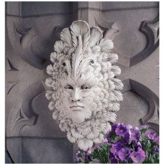 Classic Italian Carnival Venetian Greenman Wall Mask Sculpture Statue 
