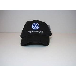 Volkswagen Vw Baseball Hat Cap Black Adj. Velcro Back New