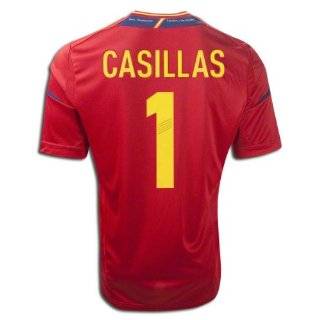Adidas CASILLAS #1 SPAIN Home Jersey EURO 2012