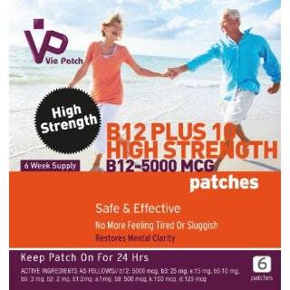  5000 Mcg   6 Patches. No More Feeling Tired or Sluggish. 100%