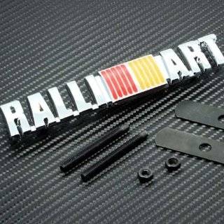 New Ralliart Logo Grill Grille Emblem (UNIVERSAL FITMENT FOR ALL 