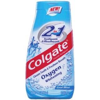 Colgate 2 In 1 Oxygen Whitening Cool Mint Liquid Toothpaste, 4.60 