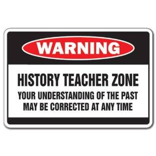  ENGLISH TEACHER ZONE  Warning Sign  school supplies Patio 