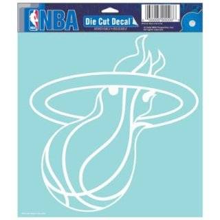 NBA Miami Heat 8x8 White Decal Logo 