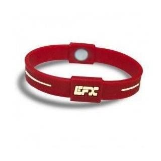  EFX Silicone Sport Bracelet Wristband Size Large 8 RED 