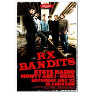    RX Bandits Poster   Concert Flyer for Mandala Tour