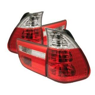 Spyder Auto BMW E53 X5 Red Clear Tail Light
