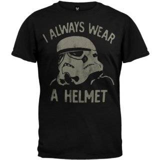  Star Wars Stormtrooper I Always Wear a Helmet Mens T 