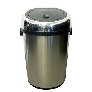  iTouchless Touchless Trash Can NX, Brush Stainless Steel 