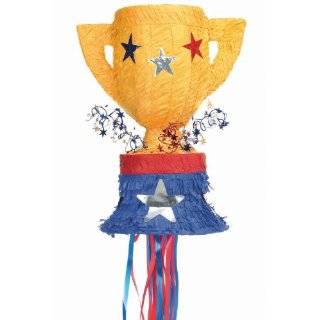  17 Round All Star Sports Pull String Pinata Toys & Games