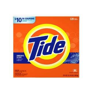 Tide Powder Detergent, Original Scent, Case Pack, Two 120 Load Boxes 