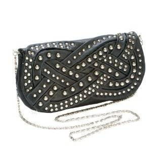  White Clutch with Large Studs Clothing