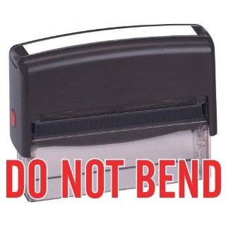  DO NOT BEND Self Inking Rubber Stamp   Red Ink (42A1539WEB 