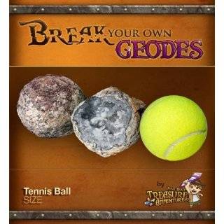 Break Your Own Geode Tennis Ball Size By Ancient Treasure Adventures