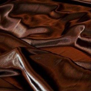 Pieces 350 Thread Count Luxurious Coffee Brown Silky Twin Size Satin 