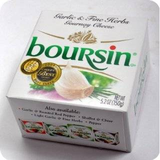 Boursin   LIGHT Boursin Garlic & Herb (5 ounce)  Grocery 