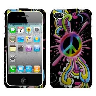 Peace Pop Phone Protector Faceplate Cover For APPLE iPhone 4S/4/4G