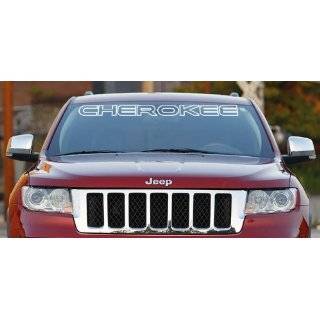  Jeep Cherokee Banner Decal Sticker Logo 39x3 Everything 