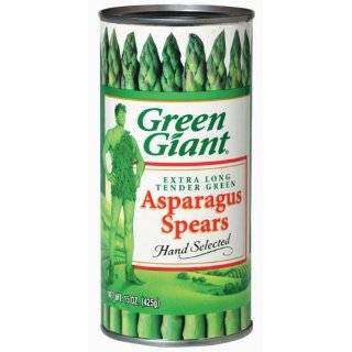 Green Giant Whole Spear Asparagus, 15 Ounce Tins (Pack of 12)  