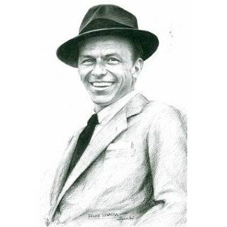  Frank Sinatra (Black & White Sketch) Music Poster Print 
