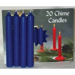 AzureGreen Dark Blue Chime Candle 20 pack