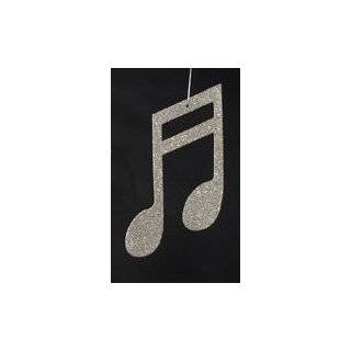   of Elegance Gold Glitter Semiquaver 16th Music Note Christmas Ornament