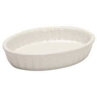 COLORcode Oval Fluted Creme Brule, White Chocolate, Set of 6