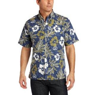   Reyn Spooner Mens Hawaiian Christmas 2011 Button Down Shirt Clothing