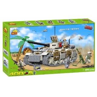 New COBI Small Army Panzer Tank With Troops 400 Piece Building Block 