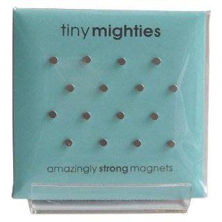   Tiny Mighties Magnets, 0.125 Inches Diameter, Chrome, 16 Pack (20500