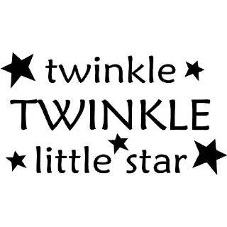  The Kids Room Twinkle Twinkle Little Star Rectangle Wall 