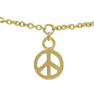  Belly Chain 14k Gold Plated with Ying Yang Charm Jewelry